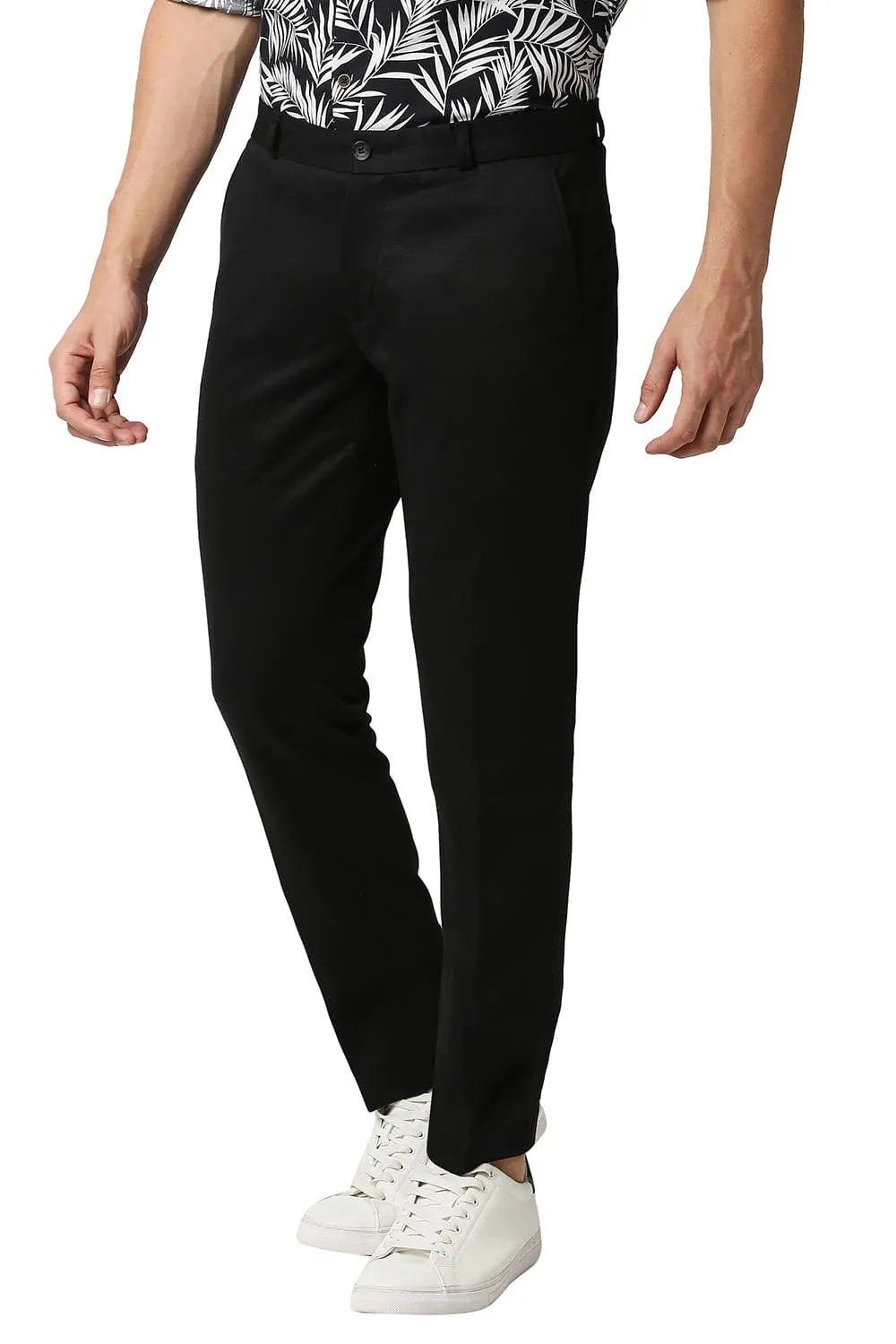 Tapered Fit Knit Trousers