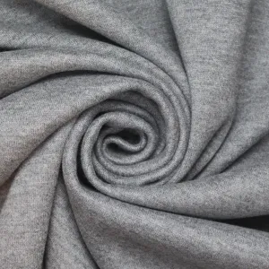 thick and soft Oeko-tex certified doubleknit - heathered gray