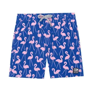 TOM & TEDDY - Boy's Shorts  (Rose Blue & Flemingo)