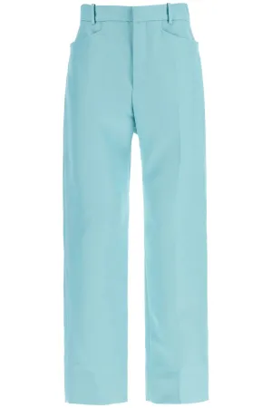 Tom Ford wallis cigarette pants in hopsack fabric