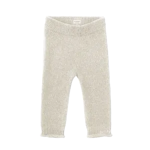 Trig Merino Wool Trousers | Arctic Ivory Melange