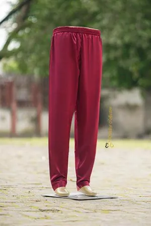 Trousers Maroon