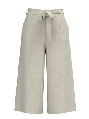 Vila Womens Vihela HW Culotte Pants Feather Gray