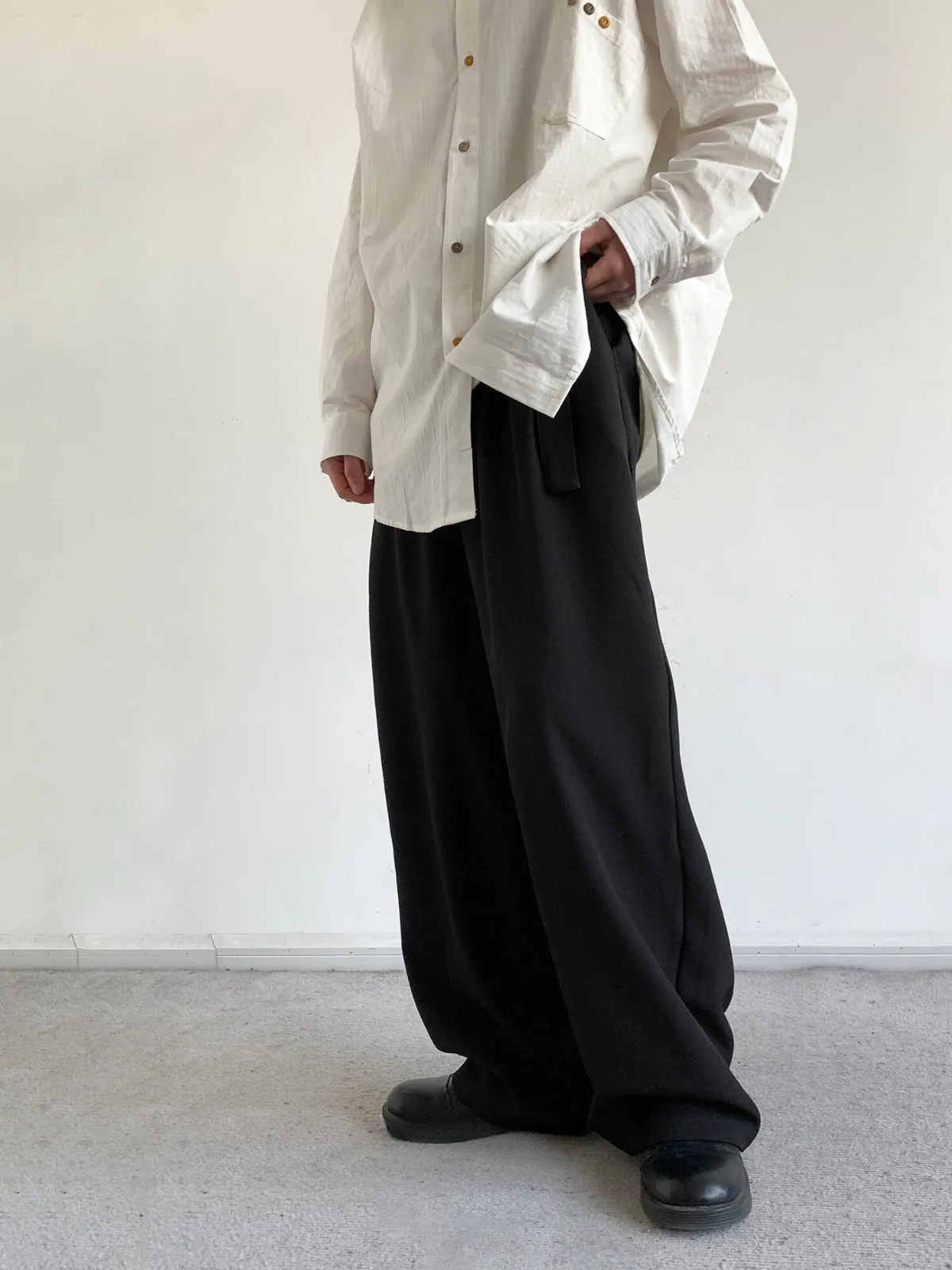 WLS Retro Loose Drape Trouser Pants