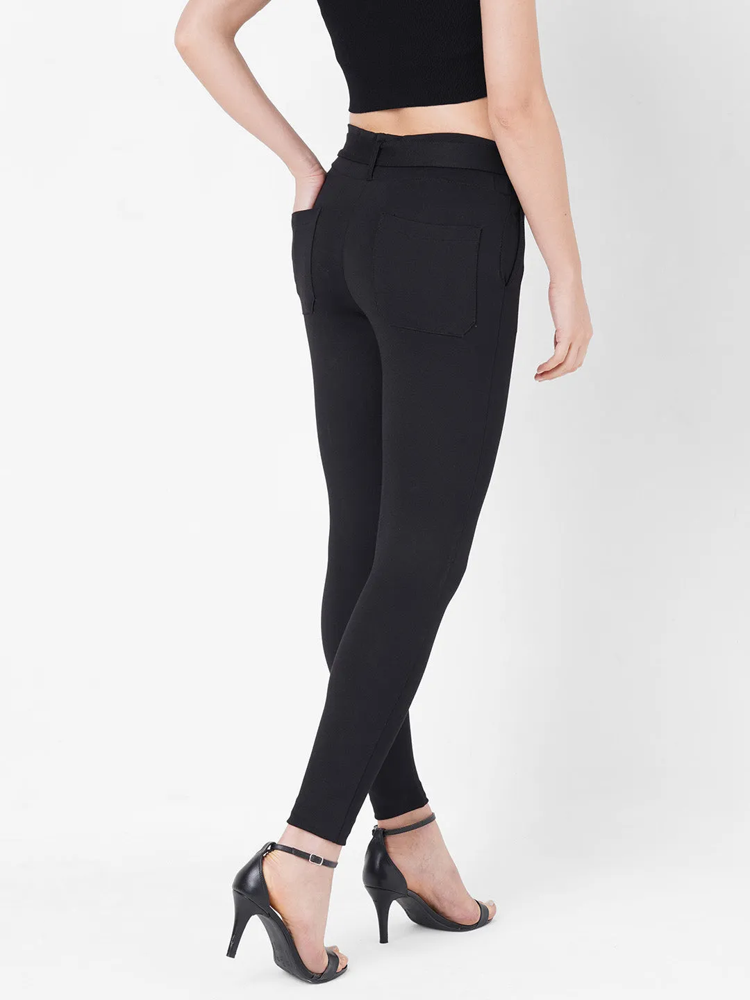 Women High-Rise Skinny Tregging